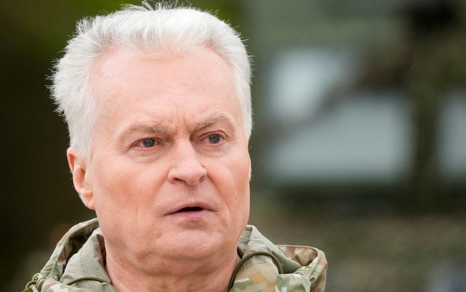 Prezydent Litwy Gitanas Nausėda