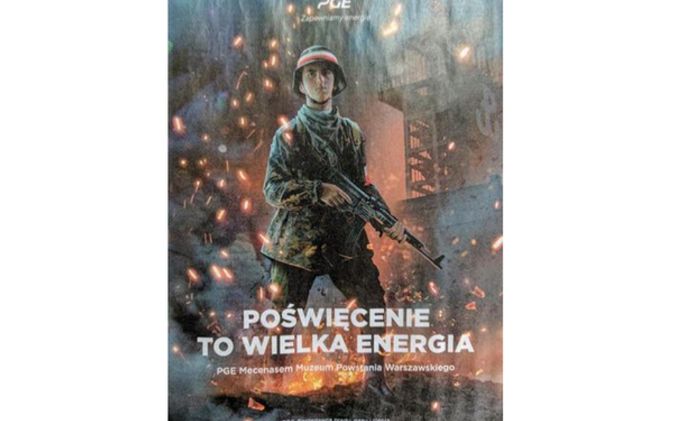 PGE przeprasza za reklamę z powstańcem