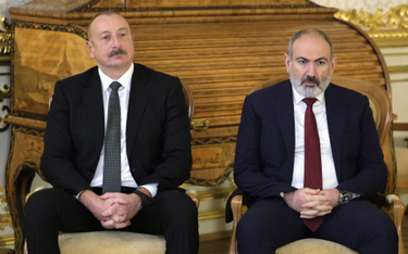 Prezydent Azerbejdżanu Alham Alijew i premier Armenii Nikol Paszynian