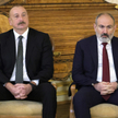 Prezydent Azerbejdżanu Alham Alijew i premier Armenii Nikol Paszynian