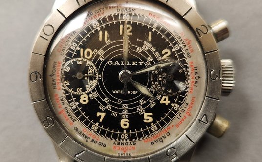 Zegarek Gallet Flying Officer należący do prezydenta Harry'ego Trumana