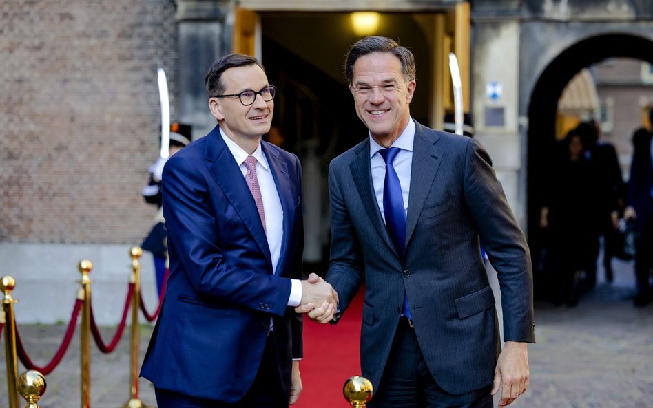 Mateusz Morawiecki i Mark Rutte