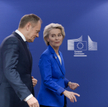 Donald Tusk i Ursula von der Leyen