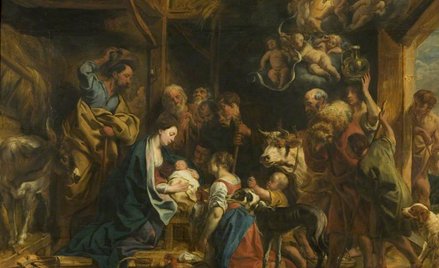 "Narodziny", obraz Jacoba Jordaensa