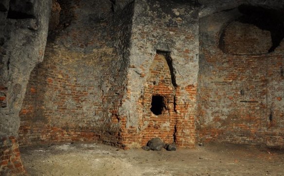 Wnętrze unikatowej XVIII-wiecznej podziemnej rotundy