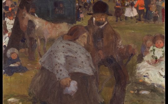 Witold Wojtkiewicz „Zielone światki na Bielanach pod Krakowem”, 1906