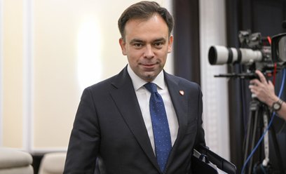 Minister finansów i gospodarki Andrzej Domański