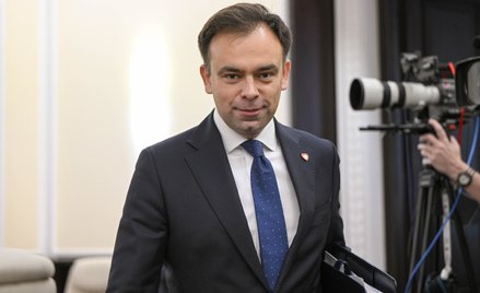 Minister finansów i gospodarki Andrzej Domański