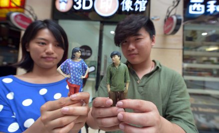 ?Działające w Chinach automaty pozwalają na wykonanie trójwymiarowych portretów ludzi