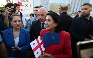 Prezydent Gruzji Salome Zurabiszwili z prośbą o wsparcie przed czwartkowym szczytem zwróciła się do 