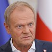 Premier Donald Tusk podczas konferencji prasowej w KPRM w Warszawie, 28 bm. Rząd przyjął projekt ust