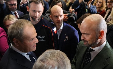 Donald Tusk i Rafał Brzoska