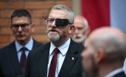 Lider Konfederacji Korony Polskiej, europoseł Grzegorz Braun
