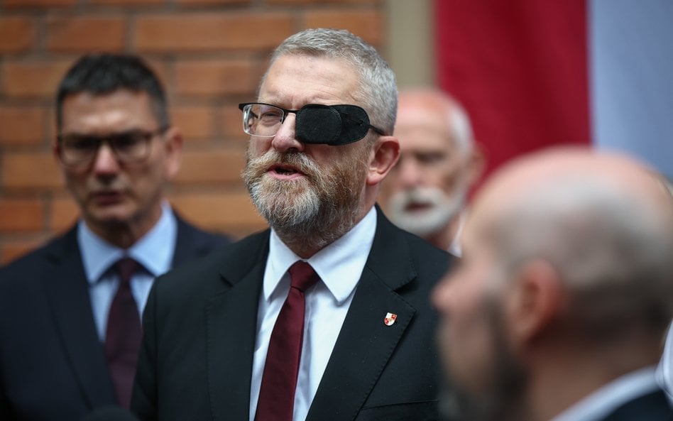 Lider Konfederacji Korony Polskiej, europoseł Grzegorz Braun