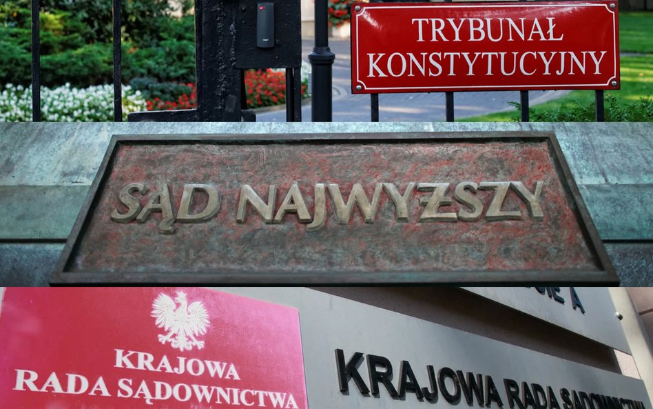 Trybunał Konstytucyjny, Sąd Najwyższy, Krajowa Rada Sądownictwa