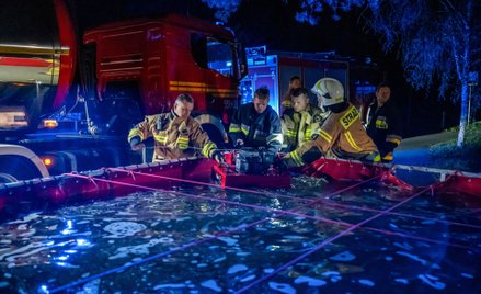 Trwa walka z pożarem lasu w powiecie biłgorajskim