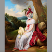 „Portrait of a Lady (After Louis Leopold Boilly)” Ewy Juszkiewicz
