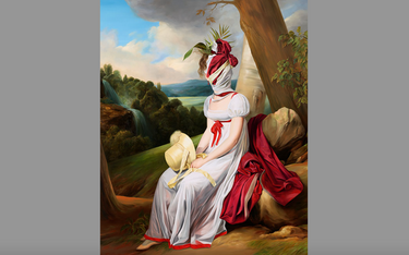 „Portrait of a Lady (After Louis Leopold Boilly)” Ewy Juszkiewicz