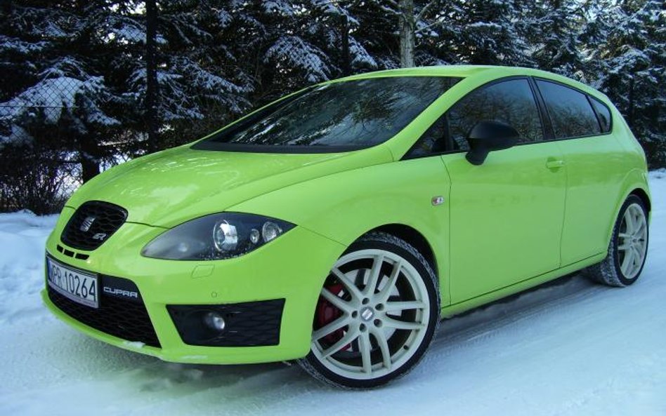 Seat Leon Cupra R najlepiej wygląda w kolorze „zieleń kiwi”