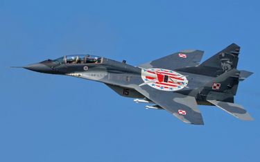 Szkolno-treningowy MiG-29UB z 23. Bazy Lotnictwa Taktycznego w Mińsku Mazowieckim. Fot./23. BLT.