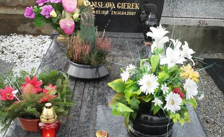 Grób Stanisławy i Edwarda Gierków na cmentarzu w Sosnowcu