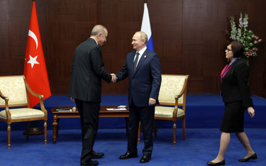 Erdoğan i Putin podczas szczytu CICA w Astanie, październik 2022