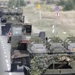 Rosyjski konwój wiozący części do przeciwlotniczego zestawu Buk jedzie w kierunku granicy
