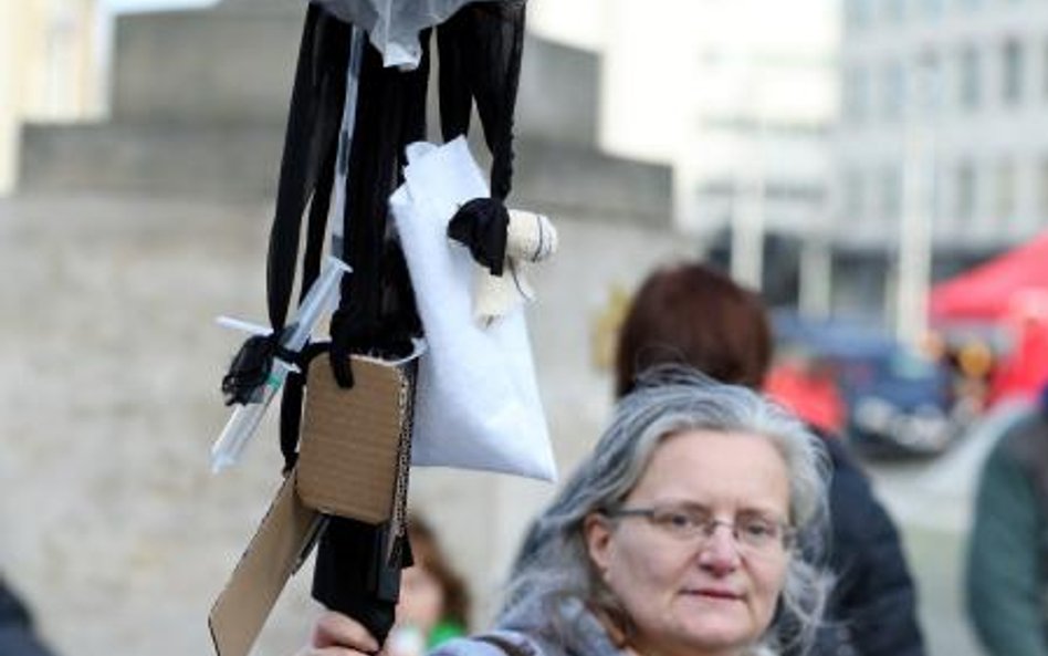 Demonstracja bezrobotnych w Brukseli, wiosna 2016 r.