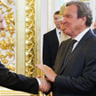Vladímir Putin y Gerhard Schroeder