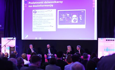 W jednej z debat podczas Kongresu Mazowieckich Mediów Lokalnych wzięli udział (od lewej): dr hab. Łu