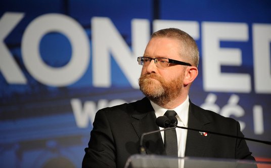 Grzegorz Braun zapewnia, że nie jest rozczarowany wynikiem prawyborów