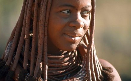 Legendarna posągowa figura kobiet Himba