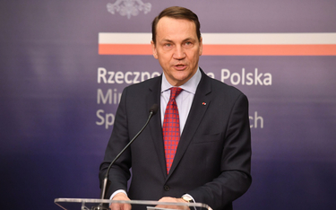 Minister spraw zagranicznych Radosław Sikorski (PO)