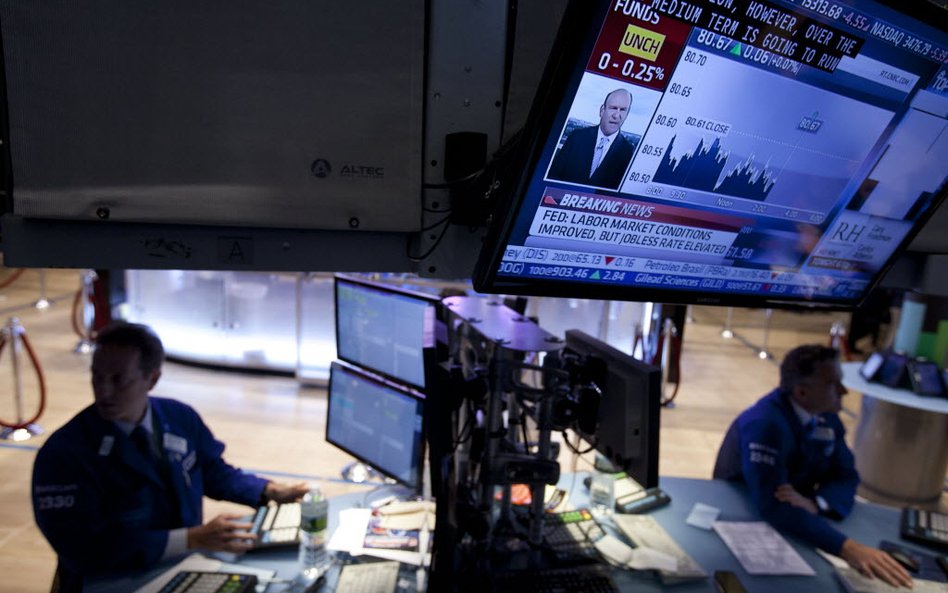 Spadkowy poniedziałek na Wall Street