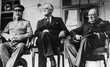 Stalin, Roosevelt, Churchill w Teheranie: jak pokroić europejski tort?