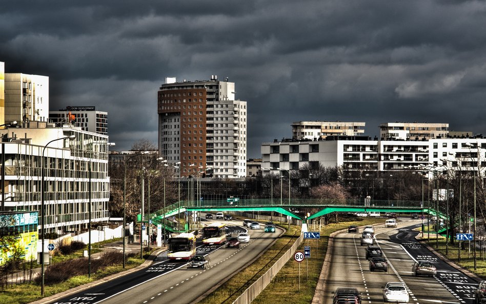 Trasa Łazienkowska, Warszawa.