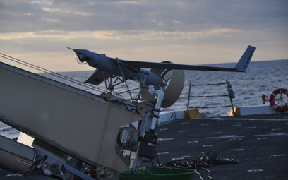 Bezzałogowy aparat latający ScanEagle. Fot./US Navy