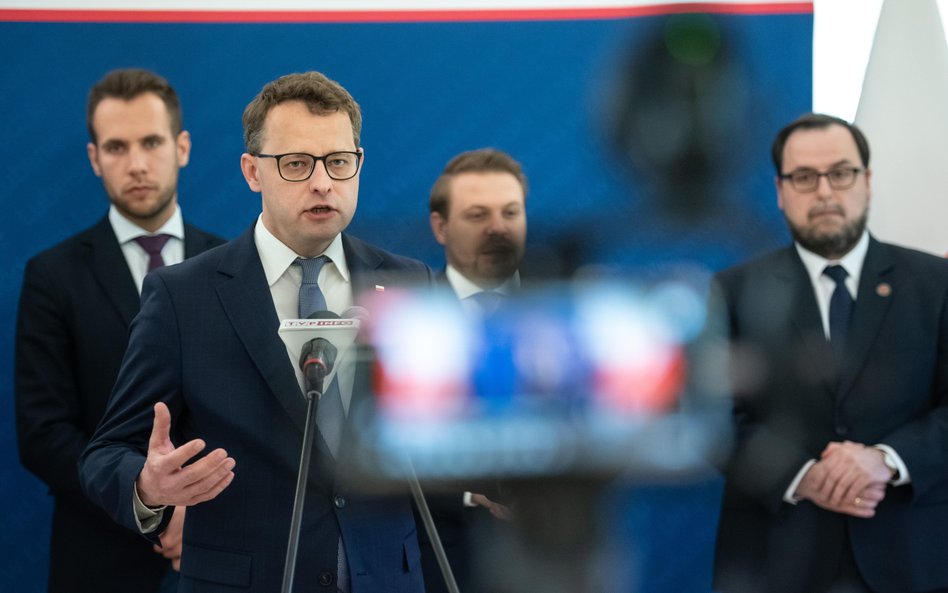 Były wiceminister sprawiedliwości Marcin Romanowski z Suwerennej Polski, główny bohater nagrań zarej