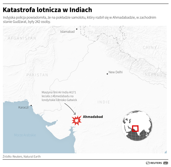 Katastrofa w Ahmadabadzie