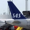 Samoloty Scandinavian Airlines (SAS) na lotnisku Kastrup w Kopenhadze