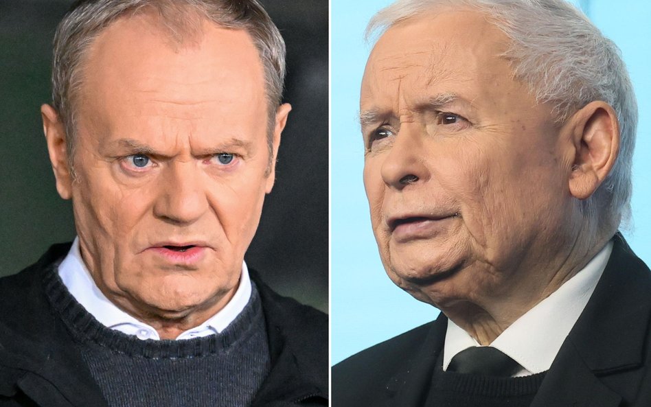 Donald Tusk i Jarosław Kaczyński