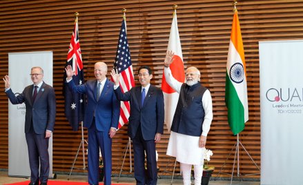 Przywódcy państw tworzących grupę Quad