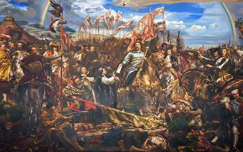 „Jan III Sobieski wysyła wiadomość o zwycięstwie papieżowi Innocentemu XI” (lub też: „Jan III Sobies