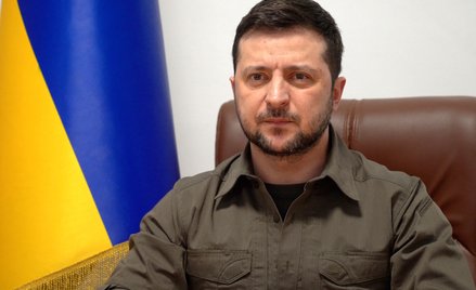 Prezydent Ukrainy Wołodymyr Zelenski