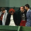 Oskarżeni na sali rozpraw: Joanna Agnieszka Humka, Mariusz Chyżyński, Kamila Jagoda Mikołajek, Ewa M