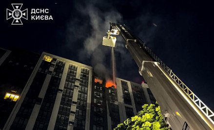 Kijów był w nocy intensywnie atakowany przez Rosję