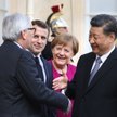 Pałac Elizejski, Paryż 26 marca. Od lewej: Jean-Claude Juncker, Emmanuel Macron, Angela Merkel i Xi 