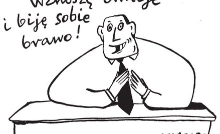 Komentarz rysunkowy. Owacje