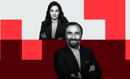 Marzena Tabor-Olszewska, redaktor prowadząca „Rzeczpospolitej” i Cezary Szymanek, zastępca redaktora