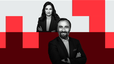 Marzena Tabor-Olszewska, redaktor prowadząca „Rzeczpospolitej” i Cezary Szymanek, zastępca redaktora